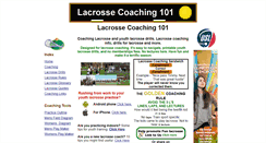 Desktop Screenshot of lacrossecoaching101.com